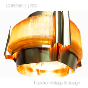 Diseño danés de los años 70: lámpara colgante de Coronell Elektro A/S Dinamarca / diseño escandinavo / moderno de mediados de siglo