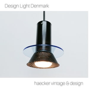 Beautiful set of 2 small - Space Age Design - ceiling lamp by DESIGN LIGHT Denmark 70s 80 | danish design