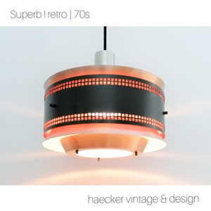 Lámpara colgante escandinava Crasy / iluminación retro / diseño de la era espacial / era espacial de los años 60 y 70 / diseño danés