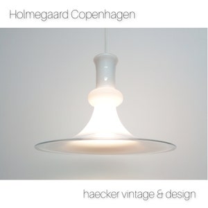 Holmegaard Copenhagen - Etude - opal glass pendant lamp -70s 80s Denmark | Michael Bang | danish design | opal glass