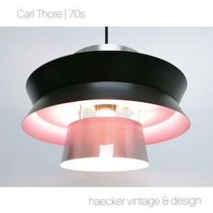 Plafondlamp jaren 70- van Carl Thore voor Granhaga Metallindustri. Zweden jaren 60. retroverlichting |  Space Age-ontwerp | Scandinavisch modern