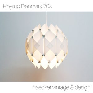 danish design - Butterfly pleated pendant light by Hoyrup Light, Lars Ejler Schiøler 60s 70s
