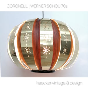 Lámpara de techo de diseño danés de los años 70 de Coronell Elektro A/S, Dinamarca, años 70