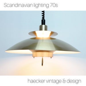 Designplafondlamp Dansih van Hamalux - Deens design | Scandinavisch modern |  midden van de jaren 70