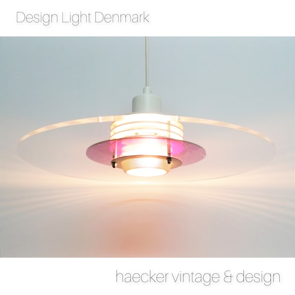 dansih design ! Cool - suspension de l'ère spatiale par DESIGN LIGHT DENMARK Années 70 80 | conception de l'ère spatiale | moderne du milieu du siècle