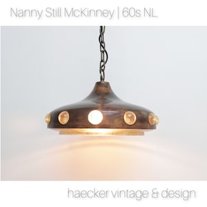 Luminária pendente Nanny Still McKinney para Raak Amsterdam NL anos 60 | era espacial | design retrô | design do século XX | meados do século