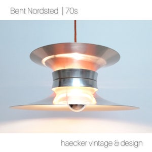 Vintage !  scandinavian  pendant light - danish design | space age | 60s 70s   | pendant lamp | Lyskaer  | Bent Nordstedt