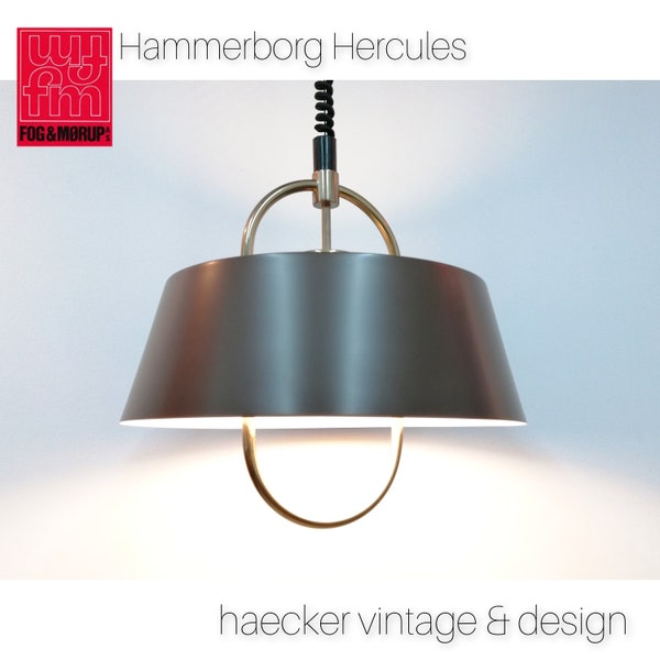 Danish pendant light " Hercules " by Jo Hammerborg for Fog & Mørup. Denmark 1970s | vintage | danish design | mid-century modern