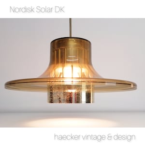 Space Age Design - scandinavian golden pendant light – Denmark 1970s | danish design | mid-century modern