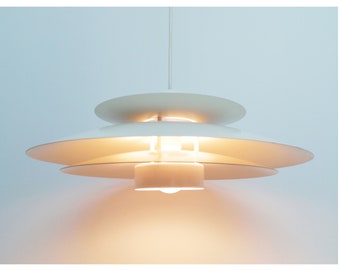 Classic danish design pendant light by E.S.Horn Denmark 70s - mid century modern