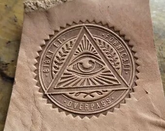 Evil eye Leather mold engraving printing tool handmade evil eye leather tool Stamp mold evil eyes mold