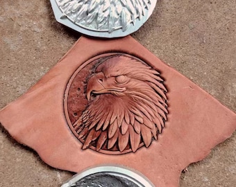 Eagle Leather Stamp Mold, Embossing Tool for Veg Tan Leather
