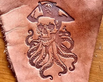 Pirate Skull Molds Leather Mold 3D Skull Shape Mold for Leather Crafts Making leather wet mold Leather Accessories - Small - Six pattern