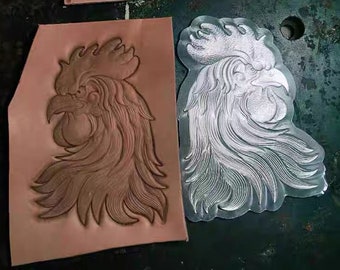 Chicken Leather mold engraving printing tool handmade animals leather tool Stamp mold handcraft stamping tool on leather