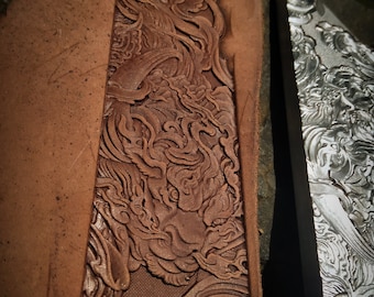 Leather Stamp Mold - Bull 2A12 super duralumin Mold Stamp - Embossed Embosser Stamp - Carving - DIY Leather Tool