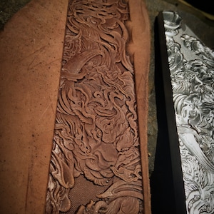 Leather Stamp Mold - Bull 2A12 super duralumin Mold Stamp - Embossed Embosser Stamp - Carving - DIY Leather Tool