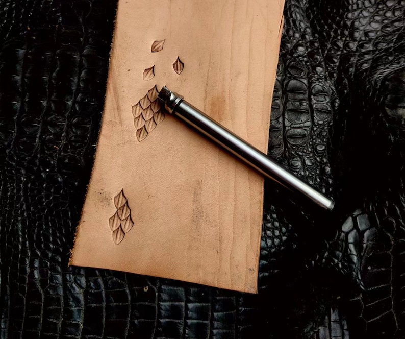 304 steel dragon scale leather stamp mold