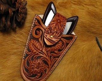 Tang grass pattern embossing mold, Bow and arrow bag Bow and arrow case Archery equipment leather case for handmade flower leather stamp