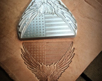 Eagle Leather mold engraving printing tool handmade Embossed Metal Leather Embossing Stamper leather emboss stamp engraving printing tool
