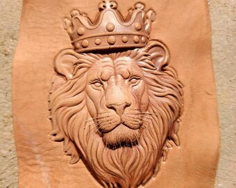 Animal mold The Lion King Leather mold for leather engraving print tool handmade lion leather tool Stamp mold animals leather mold - Type A