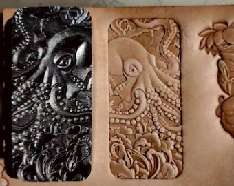 Octopus Cartoon 3D Leather Embossing Die, Metal Mold