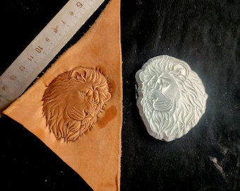 Animal mold The Lion King Leather mold for leather engraving print tool handmade lion leather tool Stamp mold animals leather mold - Type D