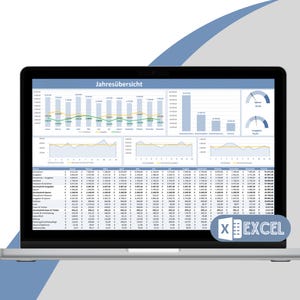 Budget plan Excel template, cost recording, recording expenses, cost control, budget planner, cost overview, housekeeping, finances