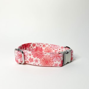 Spring Fling Collar | Pink Floral Dog Collar