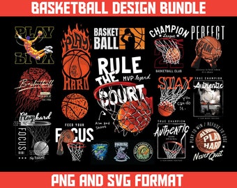 75 Basketball Design Bundle | Shirt Design | Graphic Tee Design | Urban Streetstyle | Basketball Streetwear | Streetwear Design | DTF | DTG