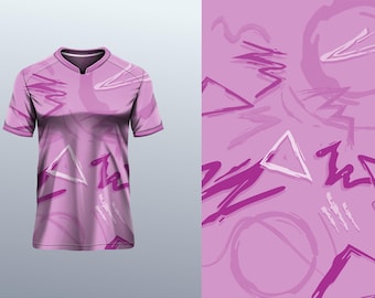 Sjabloon abstracte sportjersey | Racen, voetbal, voetbal (EPS, png)