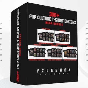 300+ Pop Culture Designs MEGA Bundle