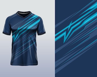 Sjabloon abstracte sportjersey | Racen, voetbal, voetbal (EPS en png)