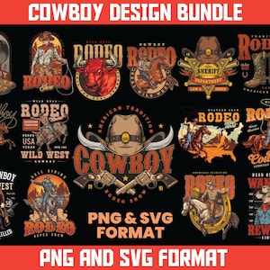 70 Cowboy Designs Bundle | Cowboy T-Shirt Designs | Western Design | Cowboy Sublimation | Cowgirl T-Shirt Design | Graphics Tees | DTF | DTG