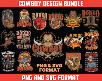 70 Cowboy Designs Bundle | Cowboy T-Shirt Designs | Western Design | Cowboy Sublimation | Cowgirl T-Shirt Design | Graphics Tees | DTF | DTG