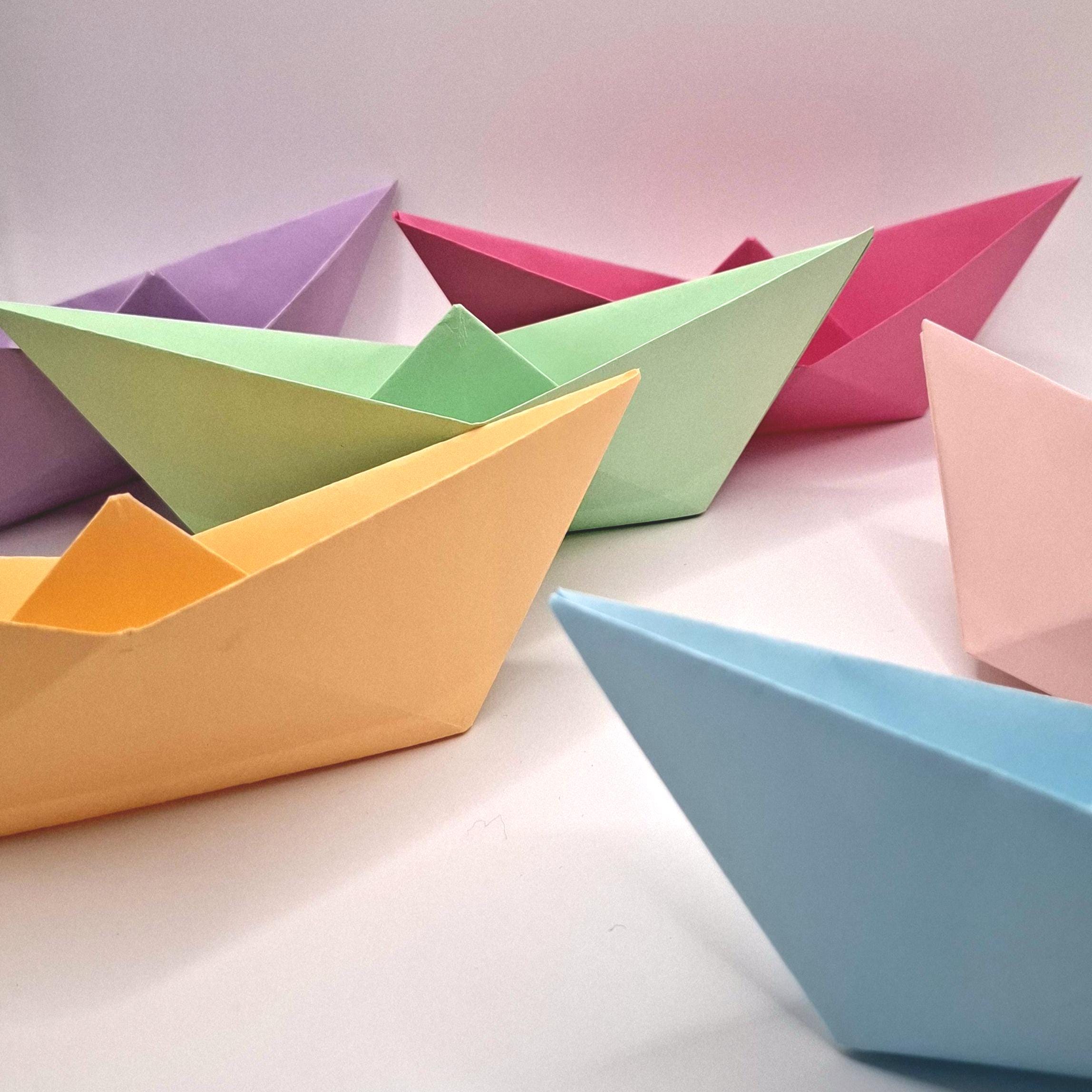 Buy Handmade Large Origami Boats, Paper Boat Decor | Premium