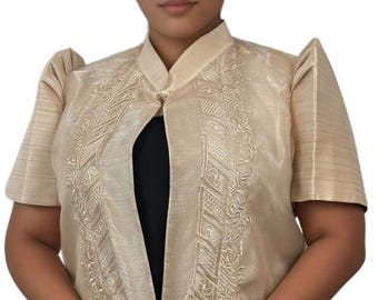 Modern Bolero | Authentic Filipiniana Attire - ORDER US SIZE