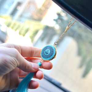 AYAT Al KURSI Car Hanger, Hajj Eid Gift, Ayetel Qursi Car Talisman, Quran Protection Surah Autmobile Jewelry, Ayatul Qursi Islam Protect
