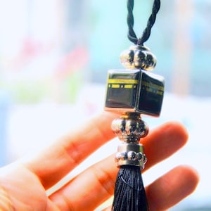KABAA CAR HANGER, New Car Gift to Muslim, Macca Car Mirror Dangler, Islam Maccah Auto Ornament, Mekke Decor, Allah Automobile Charm Dangle