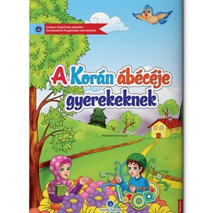 Hungarian Quran Learning Book, Birthday Gift to Muslim Kids, Interactive Quranic Education, Verses in Hungary, Islamic Values for Children