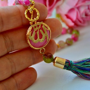 Muslim Worship Bead Rosary, Promotion Gift, Holy Worship Moslem Bijoux, Driving License Present, Adoration Worshipping Tasbeeh Car hanging
