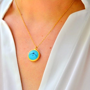 BE NOTHING Calligraphy Sufi Hic Necklace, Birthday Gift for Sufi, Rumi Poem, Custom Rumi Jewelry, Sufism Lover, Sufism Handmade, Be No one