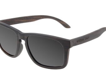 WOODBROOK "Black" - ebony sunglasses - polarized UV400