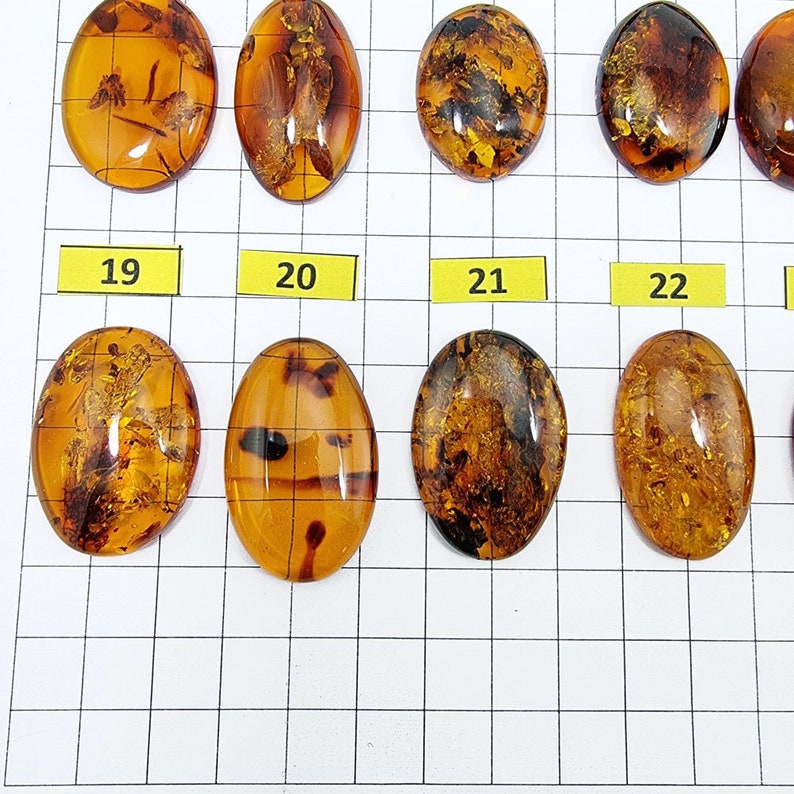 Natural Baltic Amber Cognac Color Free Shape Flat Bottom - Etsy