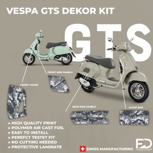 Vespa GTS decor kit “Camo”