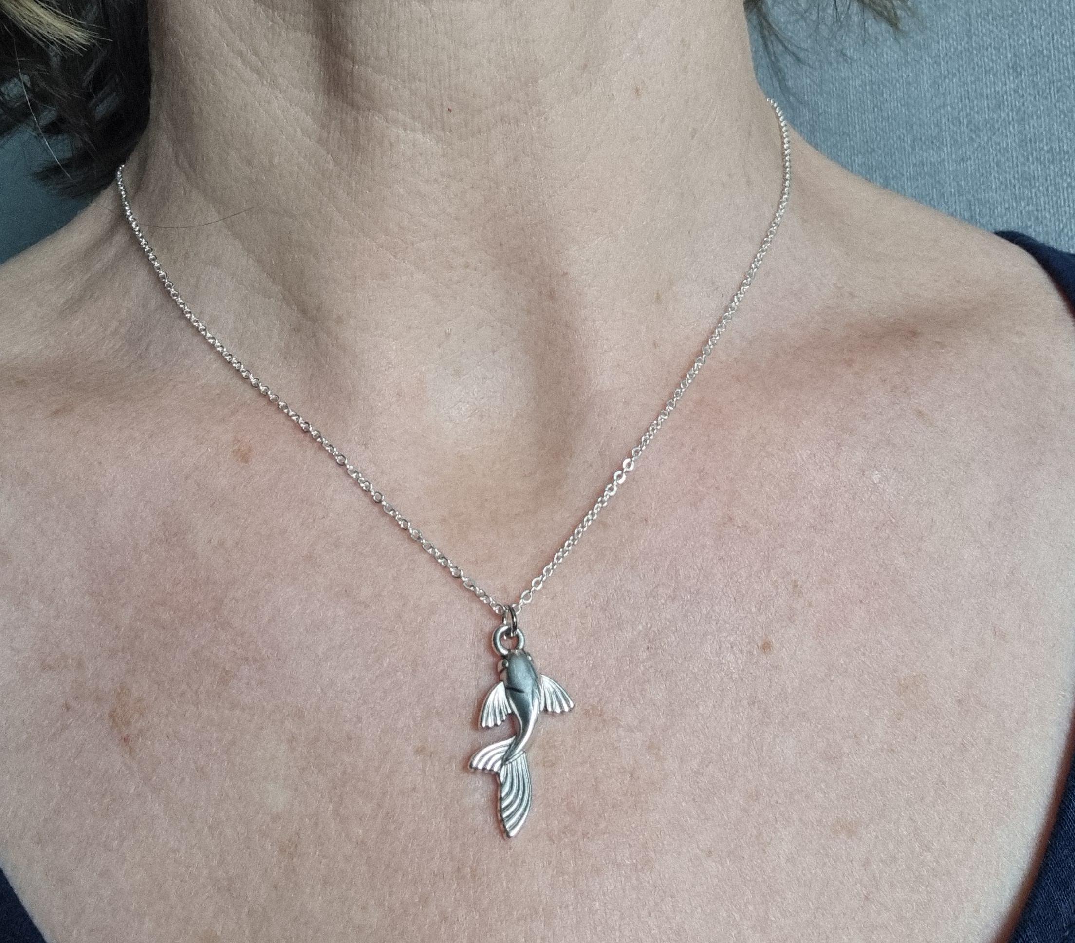 Elegante Ciondolo In Argento 925 Con Ciondolo A Forma Di - Foto 7