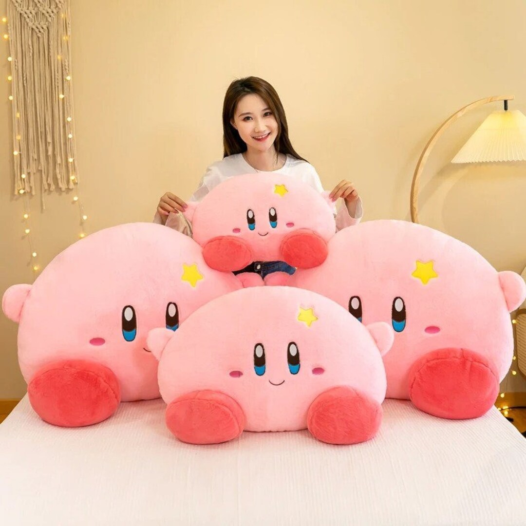 Giant Monster Kirby Bean Bag Plushie Nintendo Kirby Animal Etsy