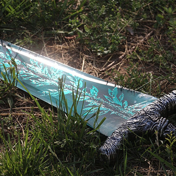 40" Full Metal Dark Moon Sword, Cosplay, Gift for him, Moonlight Greatsword Replica Sword inspired