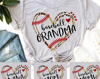 Camiseta personalizada de béisbol para abuela, camiseta personalizada para abuela, camiseta de béisbol para abuela, regalo para abuela deportista