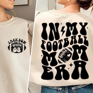 Camisa personalizada de mãe de futebol, camisa da minha era de mãe de futebol, camisa do dia do jogo, camisa de mãe esportiva, camisa de amante de futebol, camisa de mãe de futebol