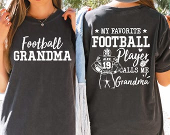 Personalisiertes Fußball Oma Shirt, Name und Nummer nach Wunsch